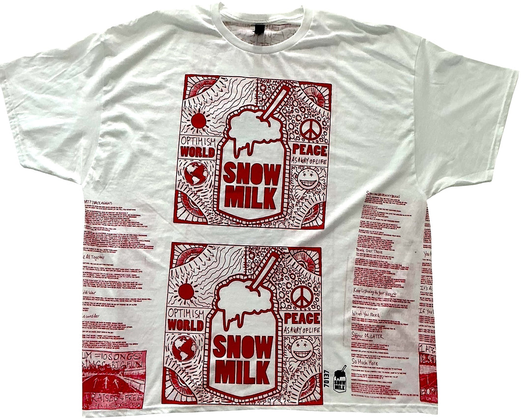 Optimism World Peace As A Way Of Life (The Wearable Album) Tee (Size 3XL)