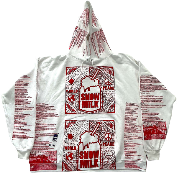 Optimism World Peace As A Way Of Life (The Wearable Album) Hoodie (Size 2XL)