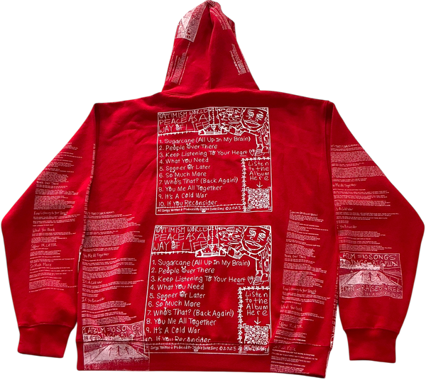 Optimism World Peace As A Way Of Life (The Wearable Album) Hoodie (Size 2XL)