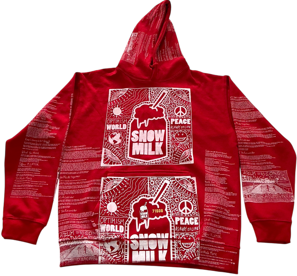 Optimism World Peace As A Way Of Life (The Wearable Album) Hoodie (Size Large)