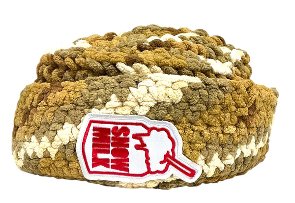 Hand-Crocheted Snow Milk Hat