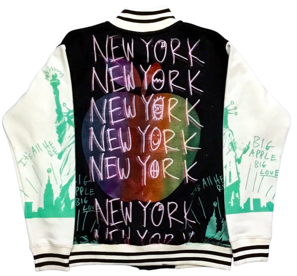 Big Apple Big Love Varsity Jacket (Size Medium)