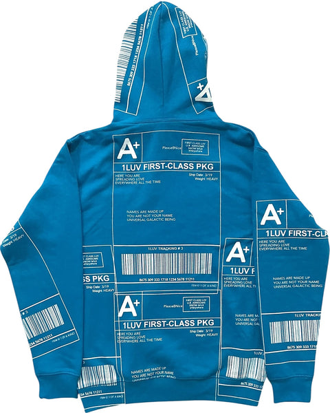 Positive Shipping Label Hoodie (Size M)