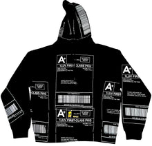 Load image into Gallery viewer, Positive Shipping Label Hoodie (Size XL)
