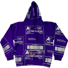 Load image into Gallery viewer, Positive Shipping Label Hoodie (Size Medium)
