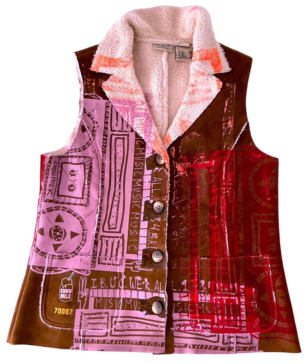 Still Listening Suede Vest (Size Medium)
