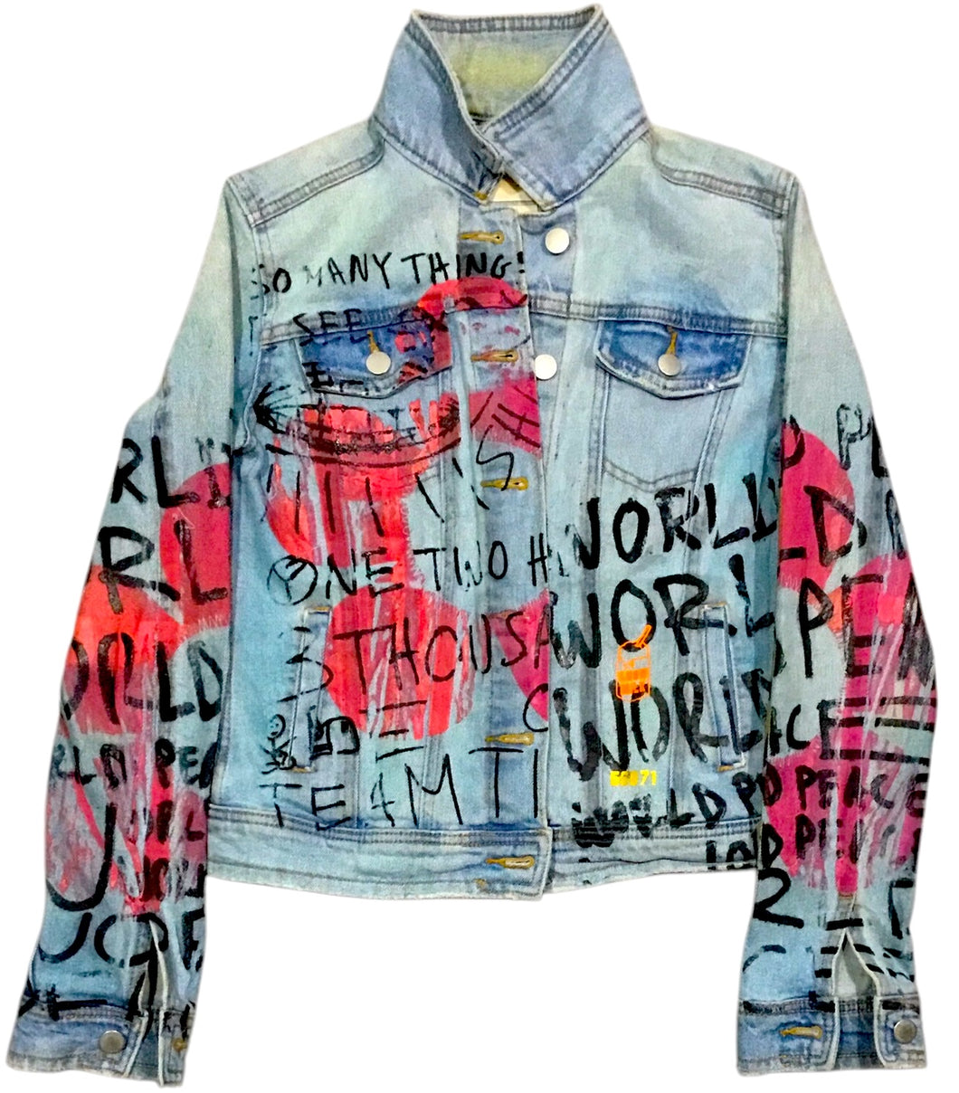 World Peace Denim Jacket (Size XS)