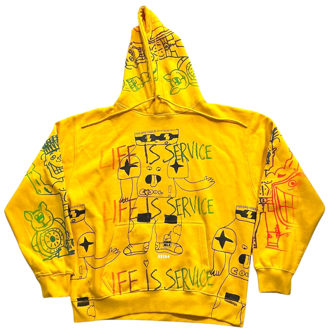 Cool Kid Life is Service Hoodie (Size Large)