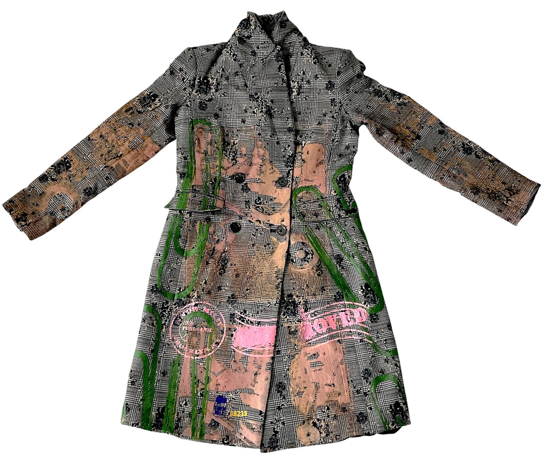 Lucha Paperclips Trench Coat (Size 2)