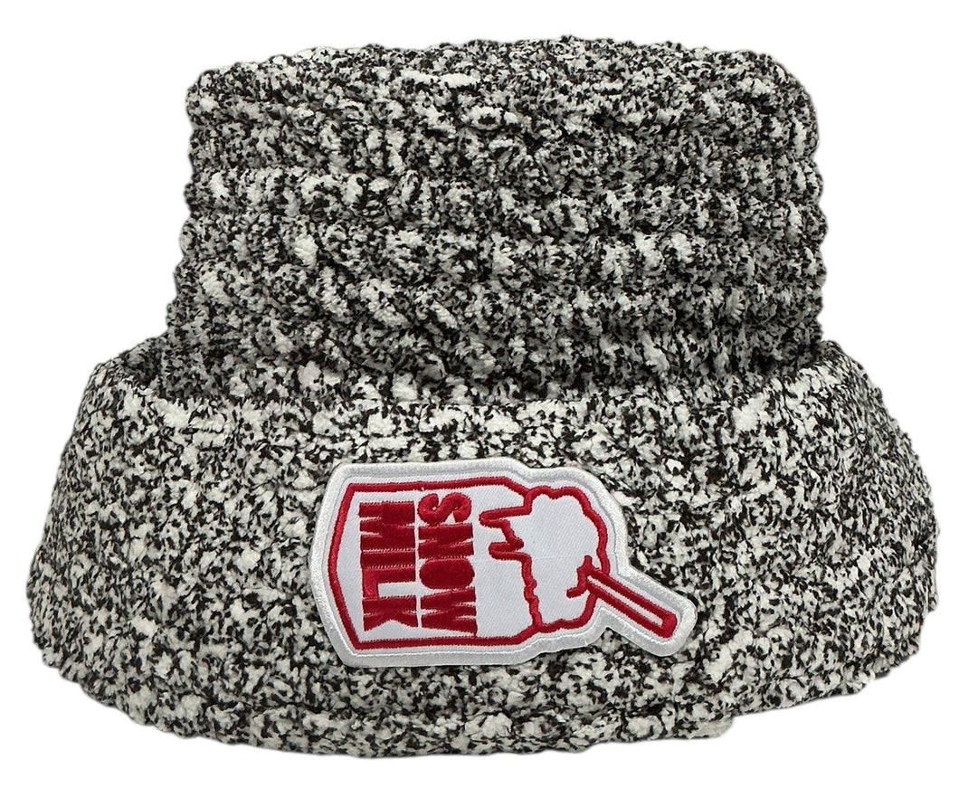 Hand-Crocheted Snow Milk Hat