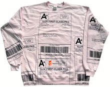 Load image into Gallery viewer, Positive Shipping Label Crewneck (Size Large)
