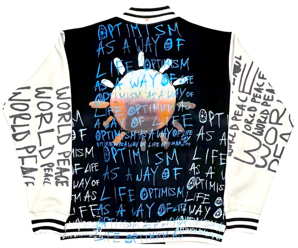 Optimism As A Way Of Life Varsity Jacket (Size XL)