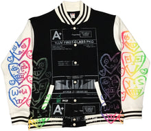 Load image into Gallery viewer, Positive Shipping Label Varsity Jacket (Size 2XL)
