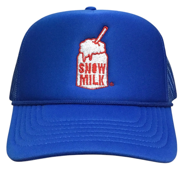 Snow Milk Foam Mesh-Back Trucker Hat