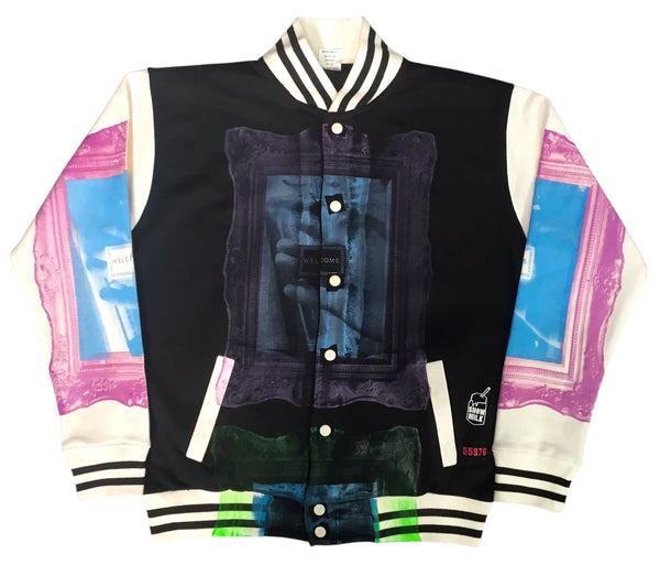 A Welcoming Hand Varsity Jacket (Size Medium)