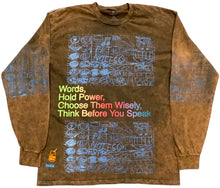 Load image into Gallery viewer, Words Hold Power Long Sleeve (Size Large)
