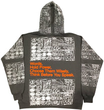 Load image into Gallery viewer, Words Hold Power Hoodie (Large)
