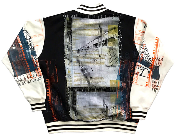 Snow Milk Kindness Varsity Jacket (Size Medium)
