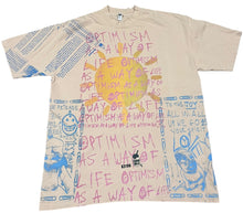 Load image into Gallery viewer, Optimism As A Way Of Life Tee  6.5oz (Size Large)
