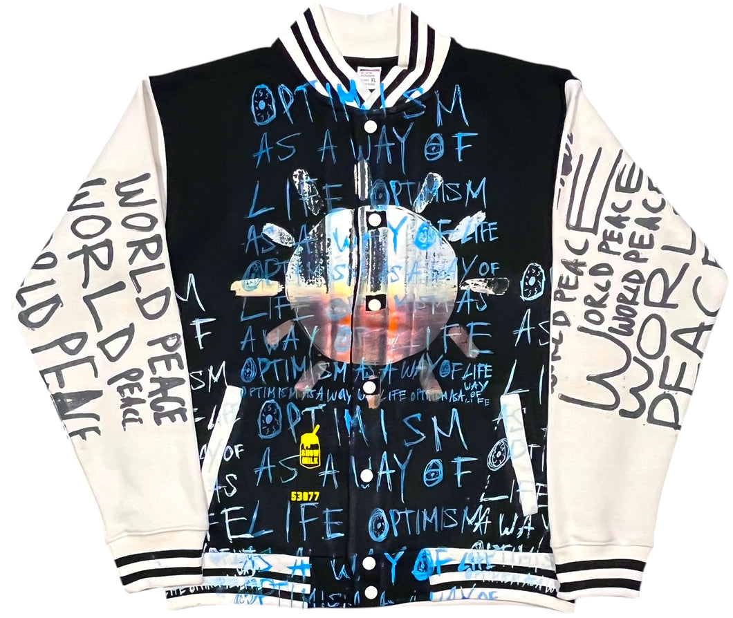 Optimism As A Way Of Life Varsity Jacket (Size XL)