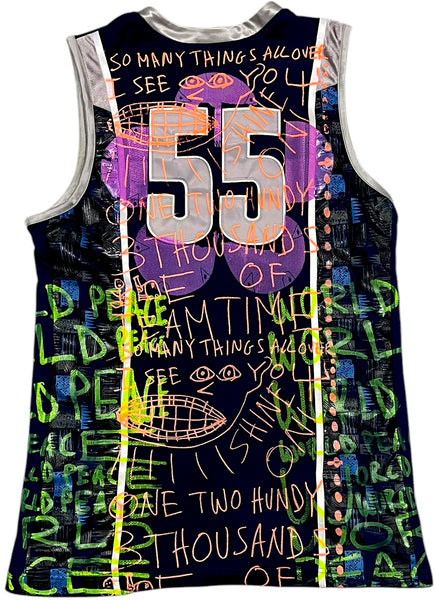 Dikembe Mutombo X Snow Milk Jersey (Size Medium)