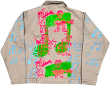 Load image into Gallery viewer, Music Notes Light Workwear Jacket (Size Small)
