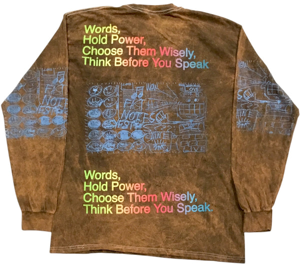 Words Hold Power Long Sleeve (Size Large)