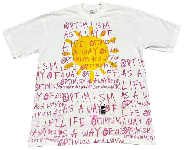 Optimism As A Way Of Life Tee  6.5oz (Size Large)