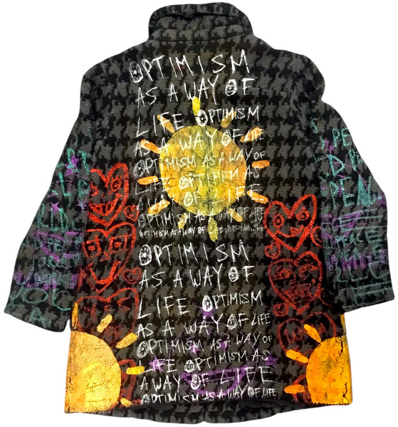 Optimism As A Way Of Life Custom Coat (Size Large)