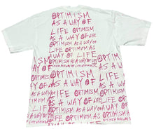 Load image into Gallery viewer, Optimism As A Way Of Life Tee  6.5oz (Size Large)
