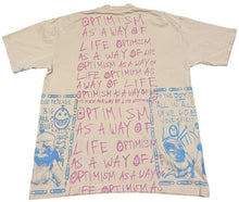 Load image into Gallery viewer, Optimism As A Way Of Life Tee  6.5oz (Size Large)
