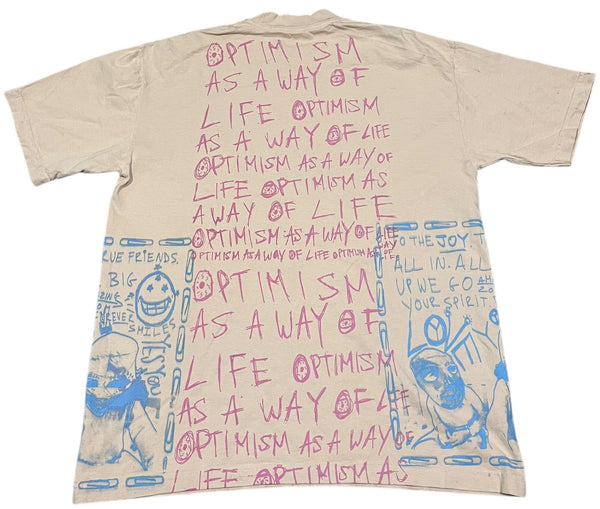 Optimism As A Way Of Life Tee  6.5oz (Size Large)