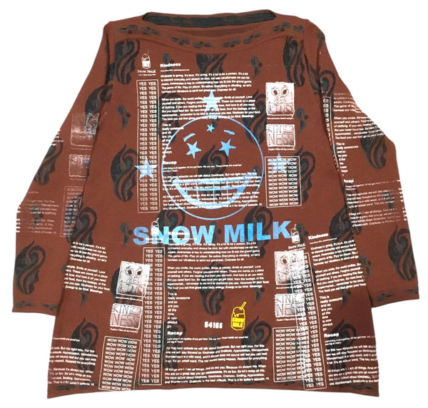 Snow Milk Kindness Vintage Sweatshirt (Size Medium)