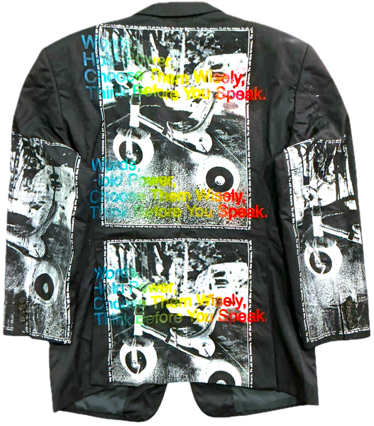 Words Hold Power Blazer (44R)