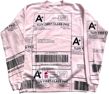 Load image into Gallery viewer, Positive Shipping Label Crewneck (Size Small)
