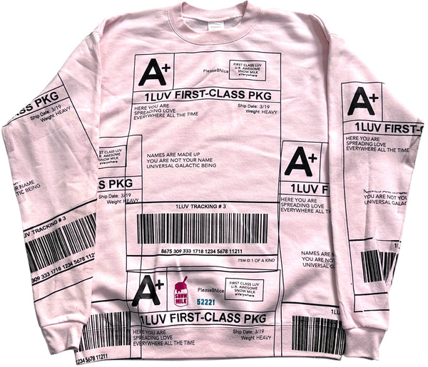 Positive Shipping Label Crewneck (Size Small)