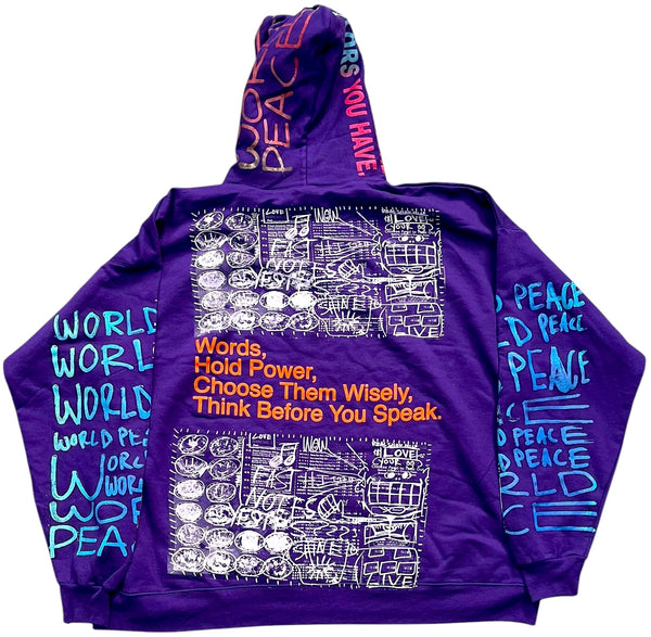 Words Hold Power Hoodie (Size 3XL)