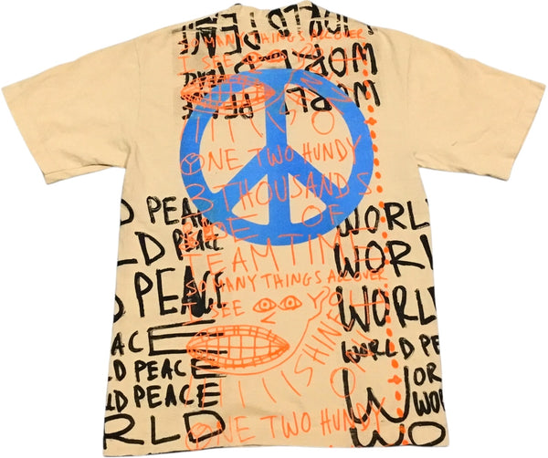 World Peace Tee  6.5oz (Size Small)