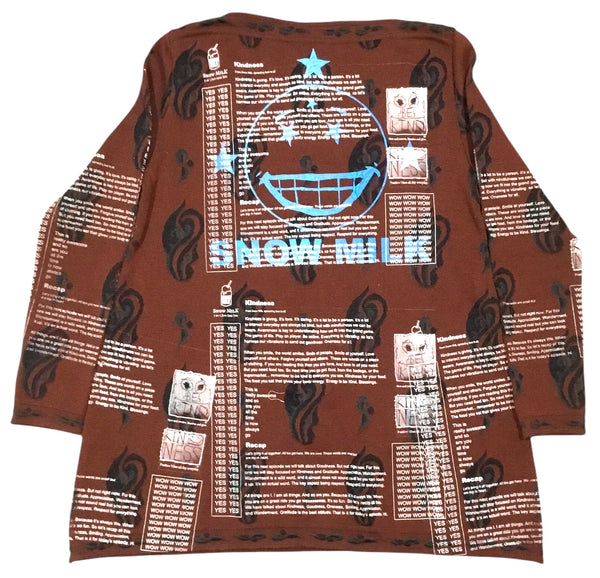 Snow Milk Kindness Vintage Sweatshirt (Size Medium)