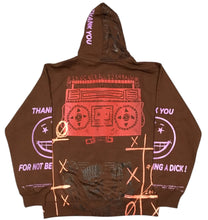 Load image into Gallery viewer, Thank You For Not Being A Dick Hoodie Zip-up (Size Medium)
