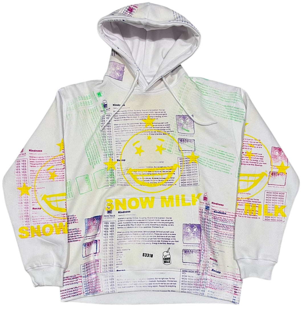 Snow Milk Kindness Hoodie (Size XL)