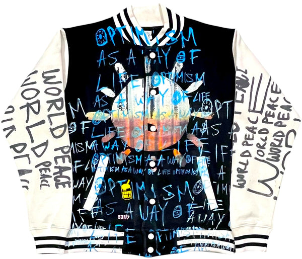 Optimism As A Way Of Life Varsity Jacket (Size Small)