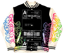 Load image into Gallery viewer, Positive Shipping Label Varsity Jacket (Size XL)
