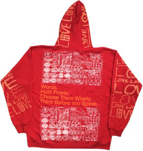 Load image into Gallery viewer, Words Hold Power Hoodie (Size Large)
