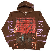 Load image into Gallery viewer, Thank You For Not Being A Dick Hoodie Zip-up (Size Medium)
