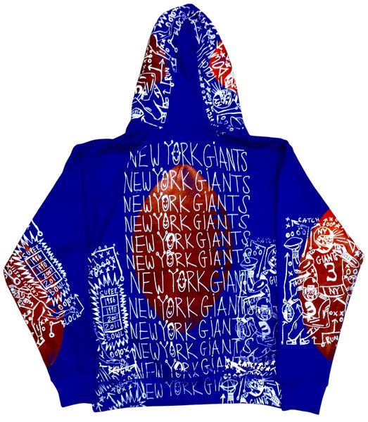 New York Giants Custom Sample Hoodie (Size Small)