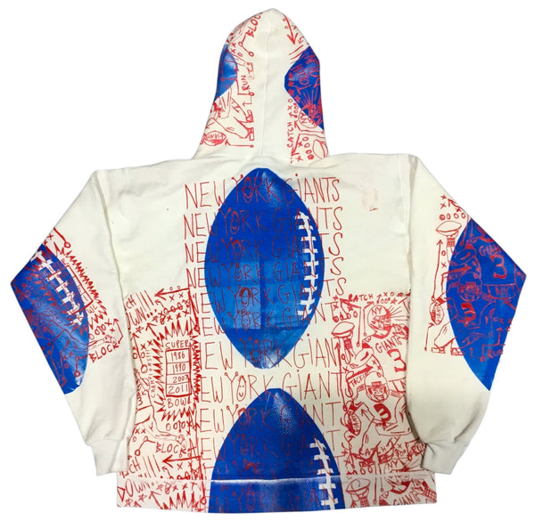 New York Giants Custom Sample Hoodie (Size Medium)