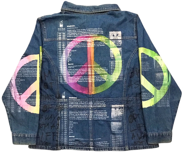 World Peace Jean Jacket (Size  XL 22/24W )