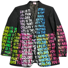 Load image into Gallery viewer, Life Is The Painting You Paint Custom Blazer (Size 43R)
