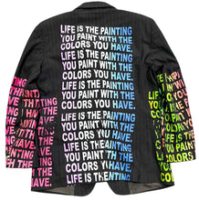 Load image into Gallery viewer, Life Is The Painting You Paint Custom Blazer (Size 43R)
